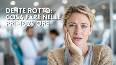 Dente rotto, otturazione saltata, dolore improvviso: cosa fare